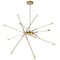 Cwi Lighting Oskil LED Integrated Chandelier With Satin Gold Finish 1375P43-6-602 - alternate 4